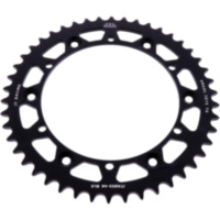 Rear sprocket alu 46 tooth pitch 520 black JTA85346BLK