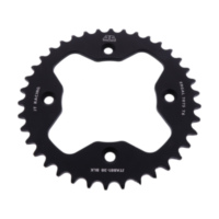 Rear sprocket alu 38 tooth pitch 520 black JTA88138BLK