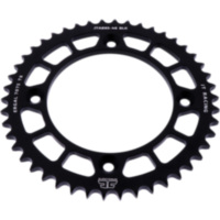 Rear sprocket alu 46 tooth pitch 428 black