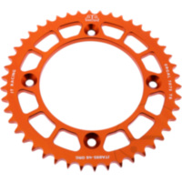 Rear sprocket alu 46 tooth pitch 428 orange