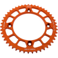 Rear sprocket alu 47 tooth pitch 428 orange