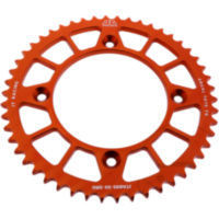 Rear sprocket alu 50 tooth pitch 428 orange