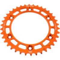 Rear sprocket alu 38 tooth pitch 520 orange