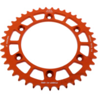 Rear sprocket alu 41 tooth pitch 520 orange