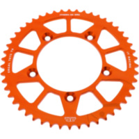 Rear sprocket alu 50 tooth pitch 420 orange