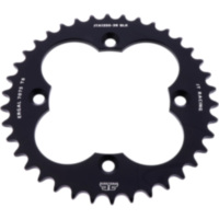 Rear sprocket alu 38 tooth pitch 520 black JTA135038BLK