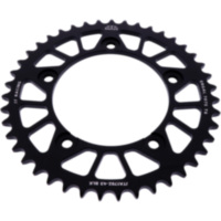 Rear sprocket alu 43 tooth pitch 525 black