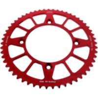 Rear sprocket alu 55 tooth pitch 420 red