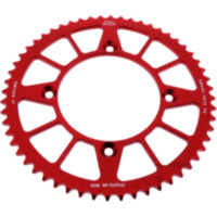 Rear sprocket alu 56 tooth pitch 420 red