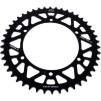 Rear sprocket alu 46 tooth pitch 520 black JTA46046BLK