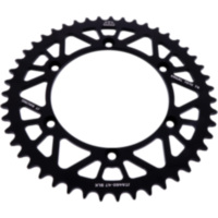 Rear sprocket alu 47 tooth pitch 520 black JTA46047BLK