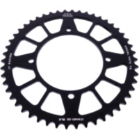 Rear sprocket alu 52 tooth pitch 420 black JTA46150BLK