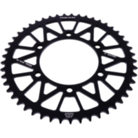 Rear sprocket alu 49 tooth pitch 520 black JTA48649BLK