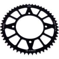 Rear sprocket alu 51 tooth pitch 428 black JTA79851BLK