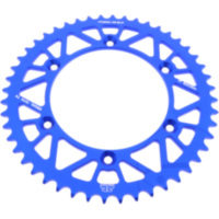 Rear sprocket alu 48 tooth pitch 520 blue JTA82248BLU