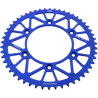 Rear sprocket alu 52 tooth pitch 520 blue JTA89752BLU