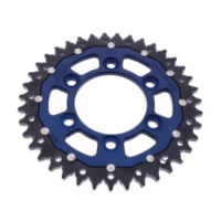 Rear sprocket dual 39 tooth pitch 525 blue