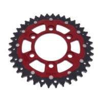 Rear sprocket dual 40 tooth pitch 525 red