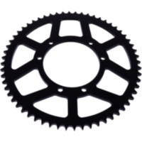 REAR SPROCKET ALUMINIUM 54 TOOTH PITCH 428 BLACK
