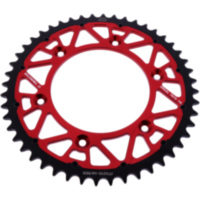 Rear sprocket twinstar 48 tooth pitch 520 red