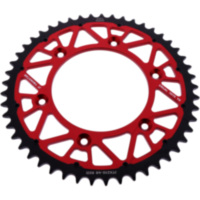 Rear sprocket twinstar 49 tooth pitch 520 red