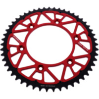 Rear sprocket twinstar 51 tooth pitch 520 red