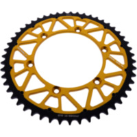 REAR SPROCKET TWINSTAR 51 TOOTH PITCH 520 GOLD 2514