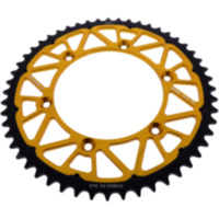 Rear sprocket twinstar 52 tooth pitch 520 gold