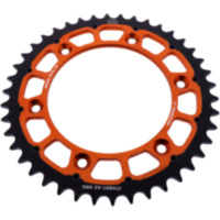 Rear sprocket twinstar 42 tooth pitch 520 orange