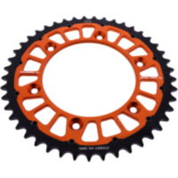 Rear sprocket twinstar 45 tooth pitch 520 orange