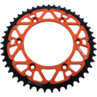 Kettenrad Twinstar 47Z Teilung 520 orange JT Innendurchmesser 125 Lochkreis 150