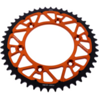 Rear sprocket twinstar 48 tooth pitch 520 orange