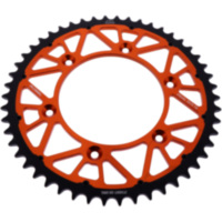 Rear sprocket twinstar 50 tooth pitch 520 orange