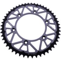 REAR SPROCKET TWINSTAR 51 TOOTH PITCH 520 GREY 2541