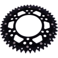 Rear sprocket dual 46 tooth pitch 525 black