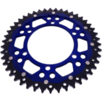 Rear sprocket dual 46 tooth pitch 525 blue