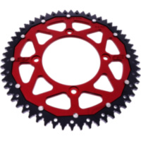 Kettenrad Dual 58Z Teilung 428 rot ZF Innendurchmesser 100 Lochkreis 120