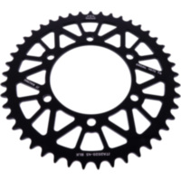 REAR SPROCKET ALUMINIUM 45 TOOTH PITCH 520 BLACK 2559