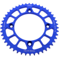 Alu-Kettenrad 46Z Teilung 428 blau JT Innendurchmesser 100 Lochkreis 120