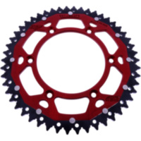 REAR SPROCKET DUAL 50 TOOTH PITCH 520 RED