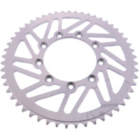 REAR SPROCKET ALUMINIUM 53 TOOTH PITCH 520 SILVER