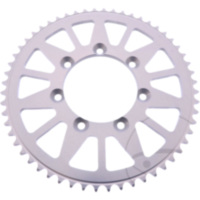 REAR SPROCKET ALUMINIUM 56 TOOTH PITCH 428 SILVER