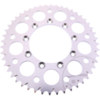 REAR SPROCKET ALUMINIUM 48 TOOTH PITCH 520 SILVER