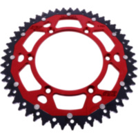 Kettenrad Dual 51Z Teilung 520 rot ZF Innendurchmesser 130 Lochkreis 150