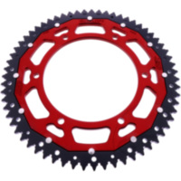 Kettenrad Dual 63Z Teilung 428 rot ZF Innendurchmesser 136 Lochkreis 156