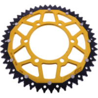 REAR SPROCKET DUAL 51 TOOTH PITCH 520 GOLD