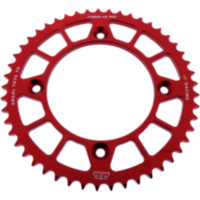 Alu-Kettenrad 49Z Teilung 428 rot JT Innendurchmesser 110 Lochkreis 132
