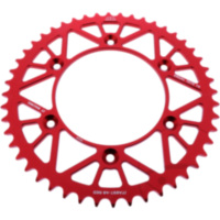 REAR SPROCKET ALUMINIUM 48 TOOTH PITCH 520 RED