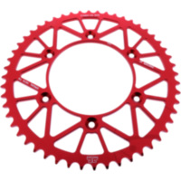 REAR SPROCKET ALUMINIUM 52 TOOTH PITCH 520 RED