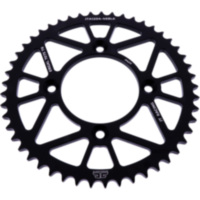 REAR SPROCKET ALUMINIUM 49 TOOTH PITCH 428 BLACK